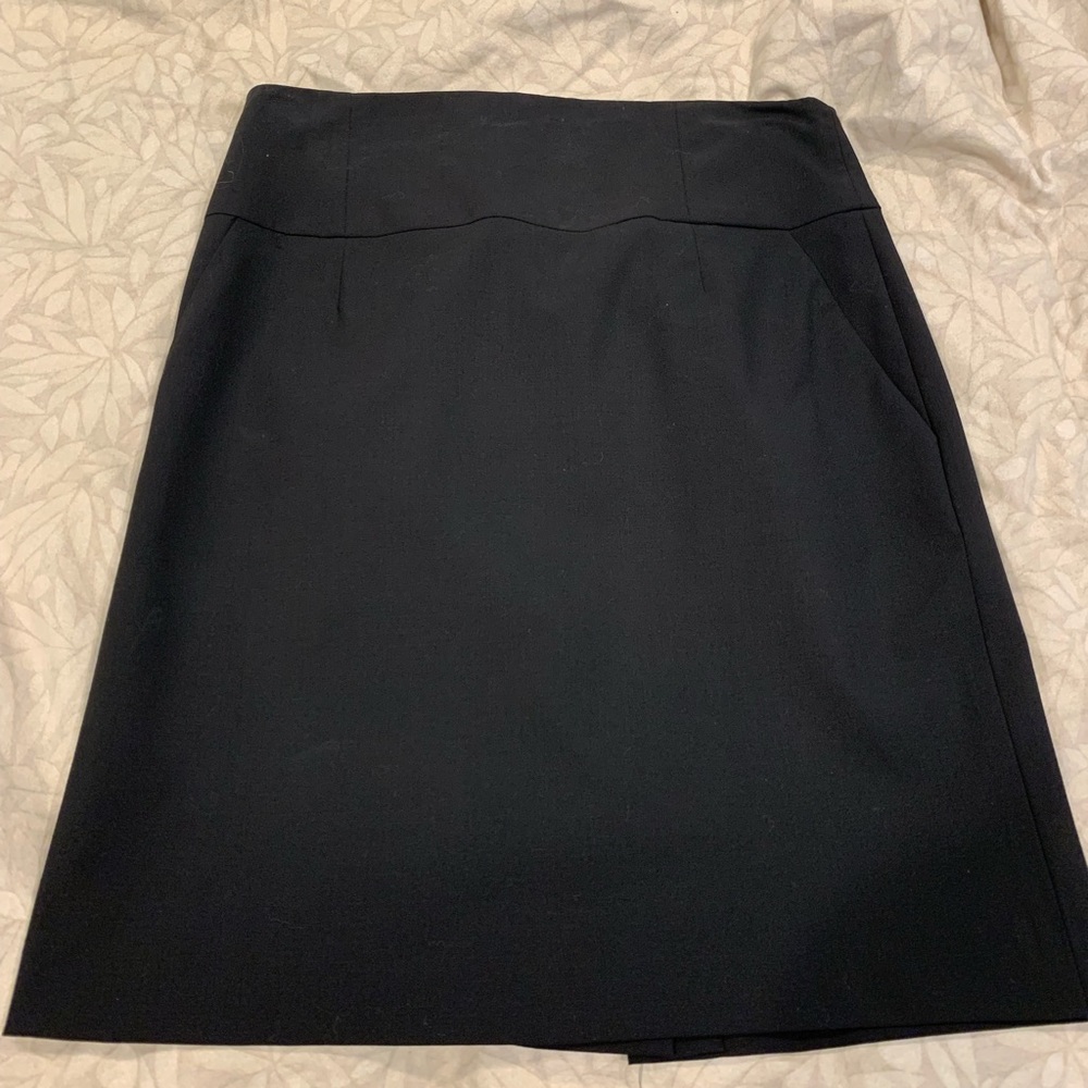 Banana Republic black work skirt. Subtle a-line